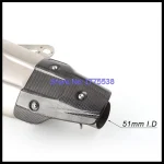 Inlet 51mm Universal Motorcycle Exhaust Muffler Escape Moto Large Dsplacement for S1000RR F750GS F850GS R1200GS ZX-10R TMAX530 - Image 4
