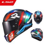 LS2 THUNDER Full Face Motorcycle Helmet ls2 FF805 carbon fiber helmets cascos para moto capacete de motocicleta - Image 3